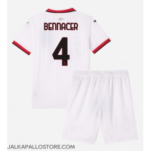 AC Milan Ismael Bennacer #4 Vieraspaita Lapsille 2024-25 Lyhythihainen (+ shortsit)